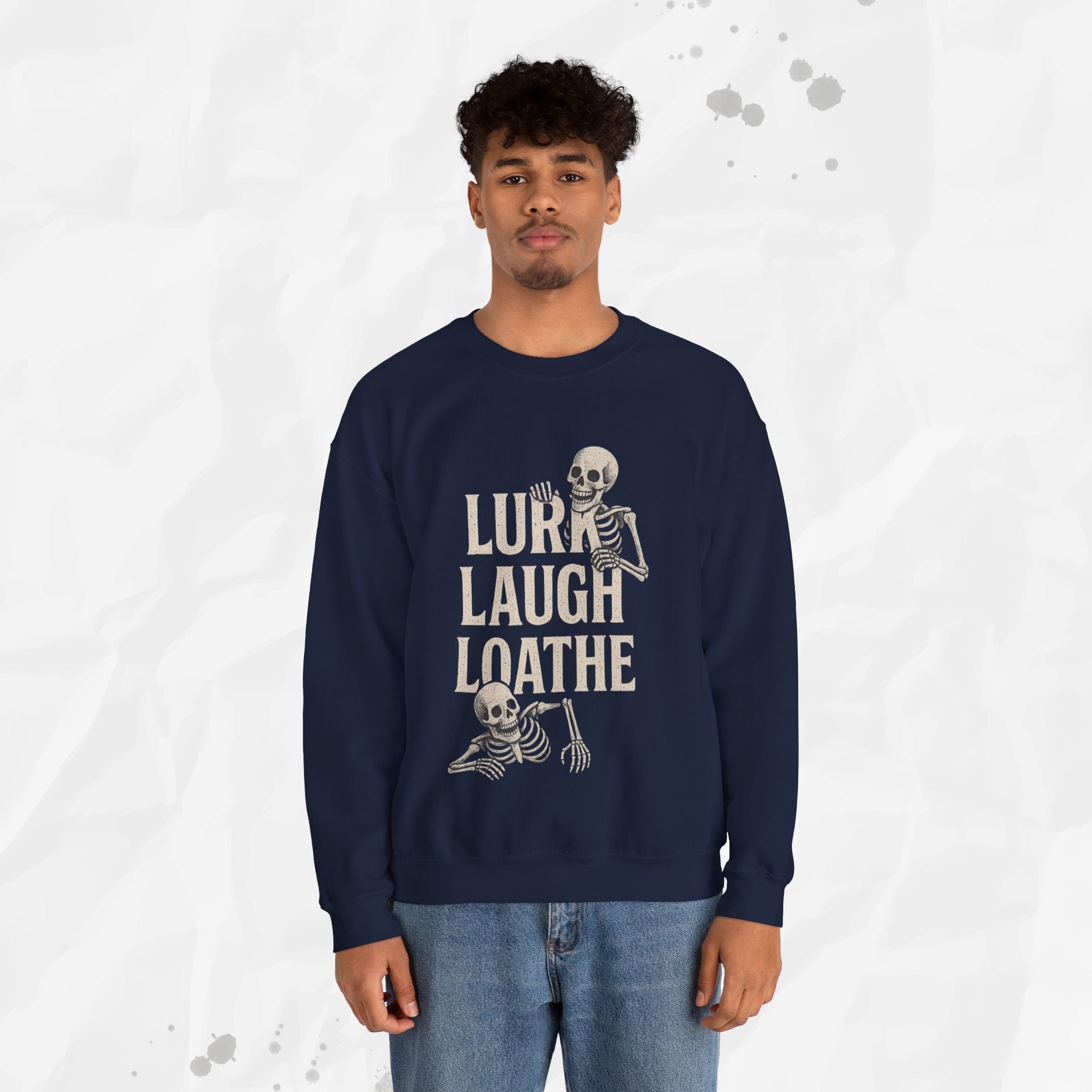 Lurk Laugh Loathe - Crewneck Sweatshirt