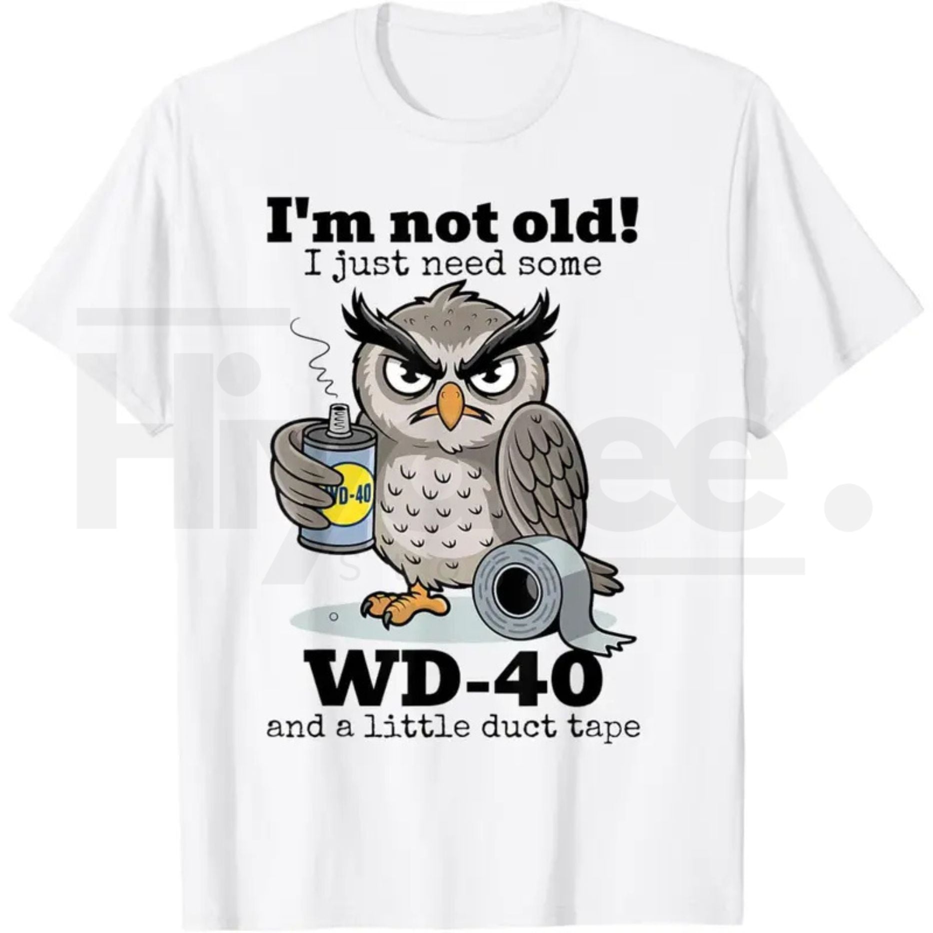 "Owl: I'm Not Old" – Funny Wise Owl Sarcastic Graphic Top